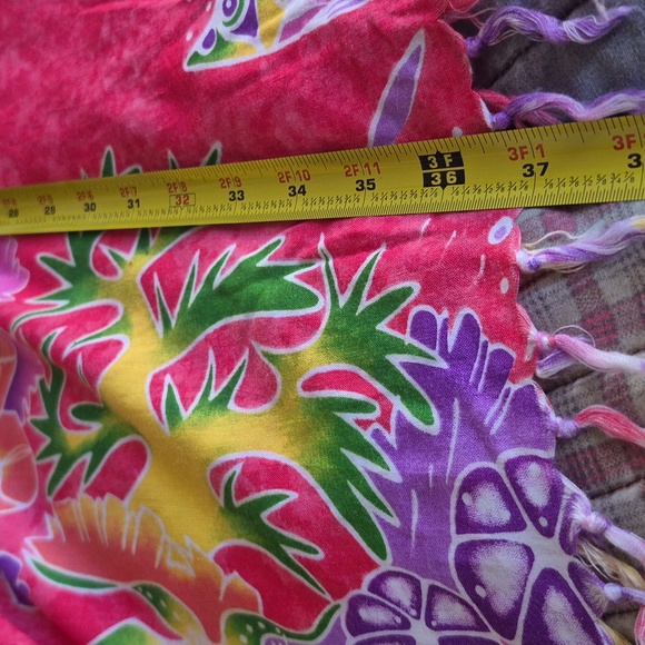 Dream Island Beach Pool Swimsuit Cover Up Spaghetti Straps Cold Shoulder OSFM - Picture 8 of 8